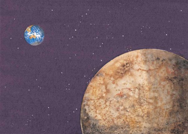 Burnt Biscuit Watercolour Painting