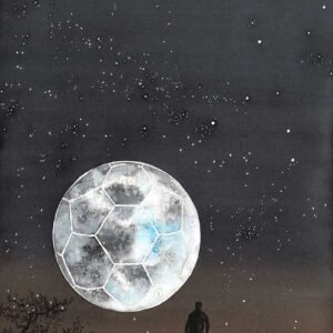 Dier Moon Watercolour Print