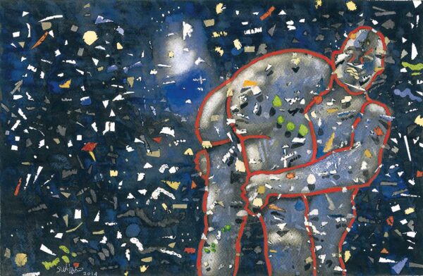 He Is Not Heavy Watercolour Print