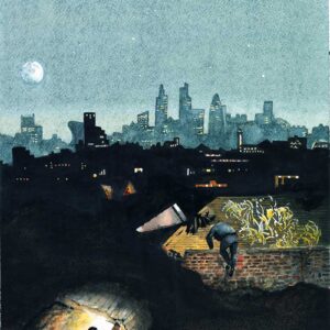 London Underground Watercolour Painting